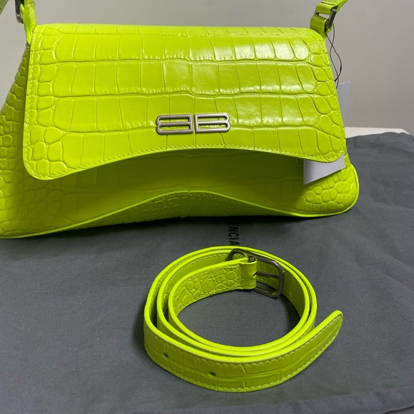 Balenciaga. Xx Medium Flap Bag Crocodile Embossed shoulder bag - Picture 9 of 9